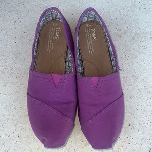 Women’s toms purple shoes